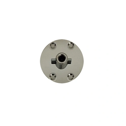 T-fitting for legs, chromed steel