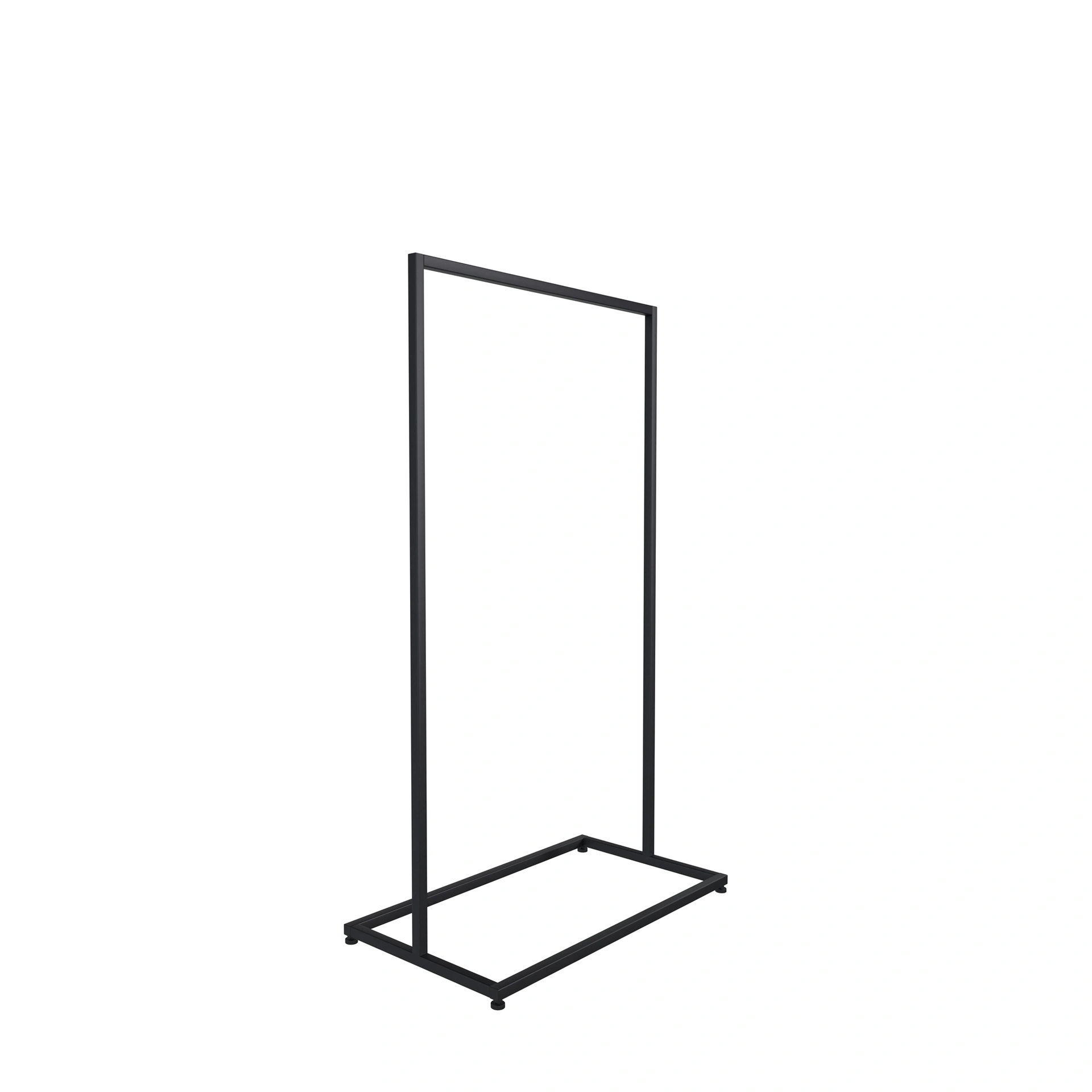 BINK - Heavy duty clothing rack, short model, square metal tube, black matt
