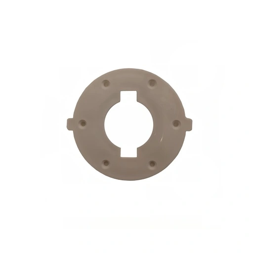 Legfitting, plastic, white
