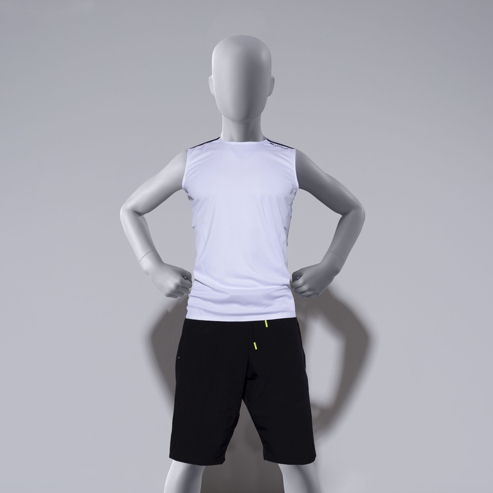 BINK - Sport mannequin, child, grey, 8 year, standing pose 603
