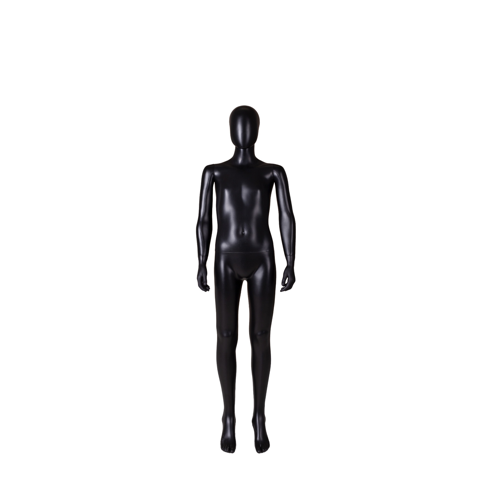 BINK - Mannequin, child, 12 year, detachable head, black mat colour, standing pose 24BN