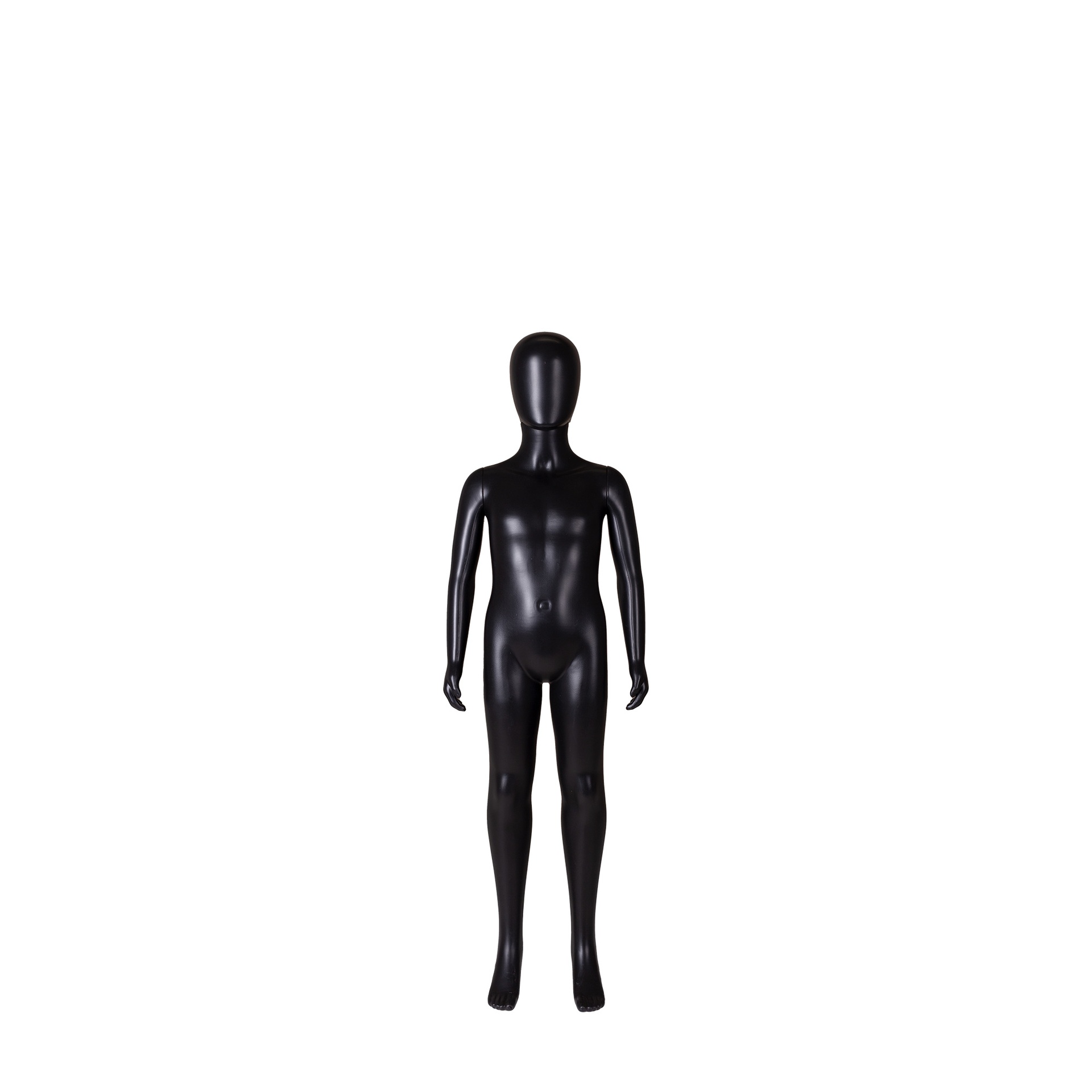 BINK - Cheap mannequin, child, 8 year, detachable head, black mat colour, standing pose 23BN