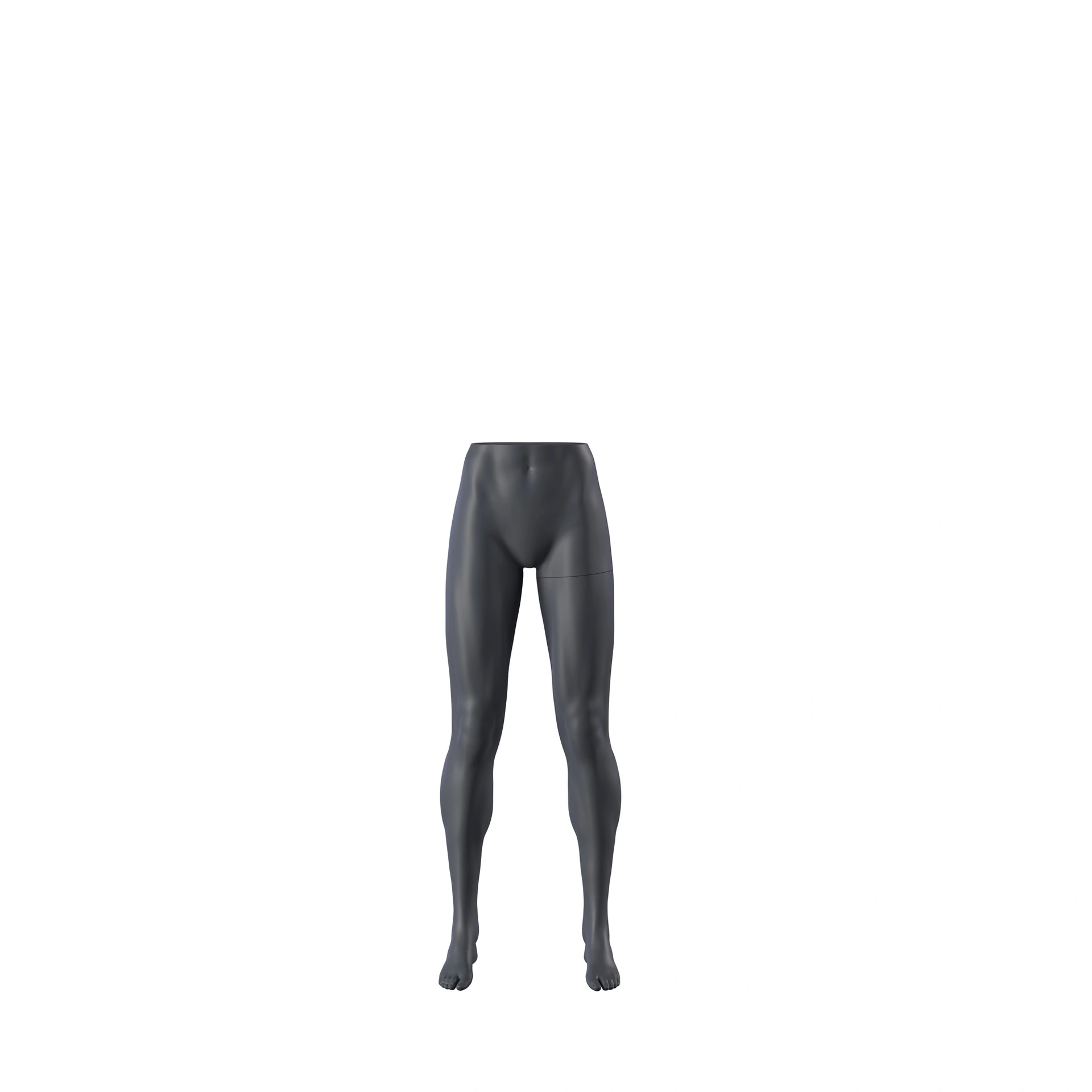 Female trousers display, standing, FRP, graphite grey, pose 199