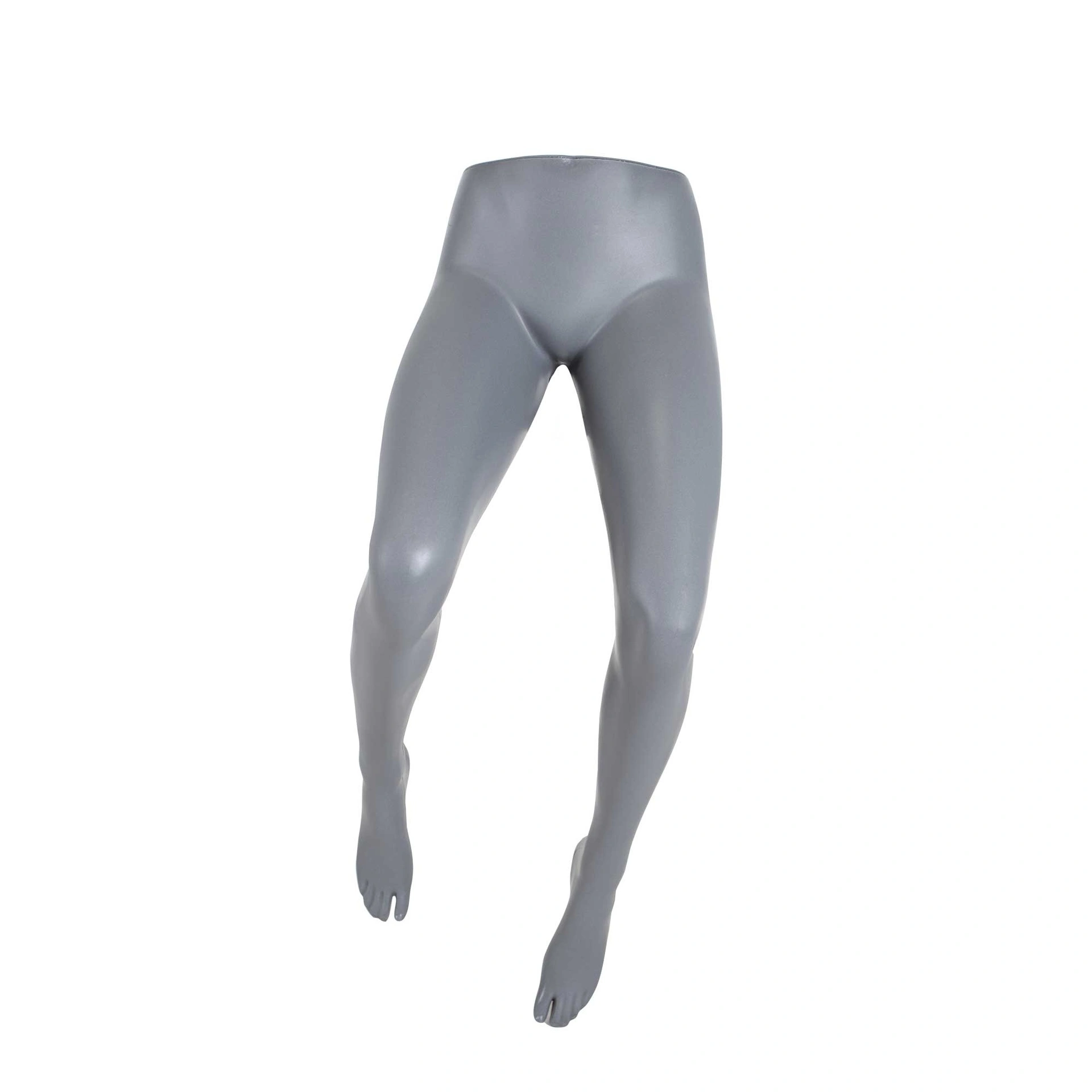 Bended female legs, wall fixation, gray