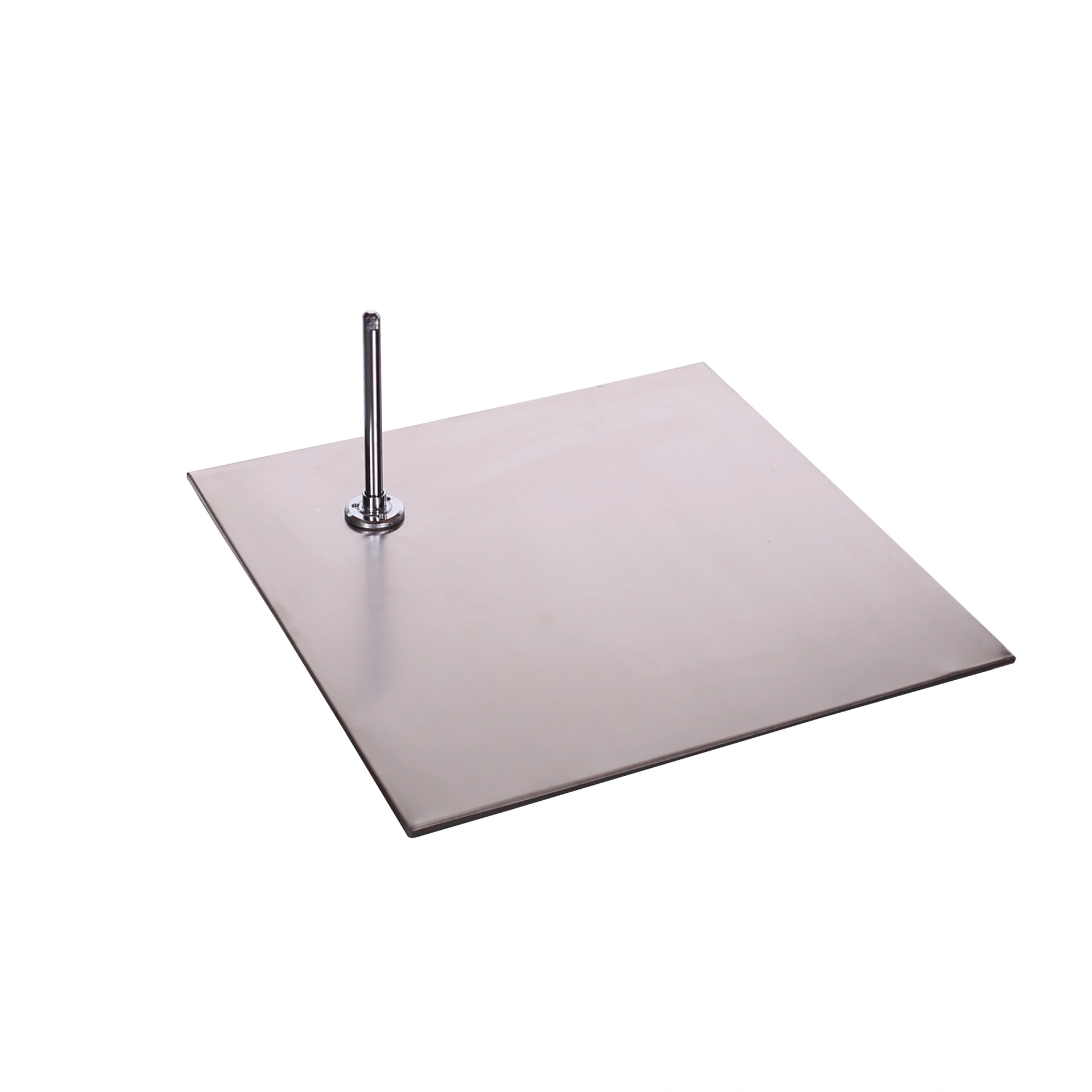 BINK - socle de base pour mannequin de fenêtre enfant, tige à pied, acier inoxydable brossé