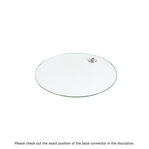 Round base plate Ø 35 cm with chrome connector type M12 for child's mannequin 