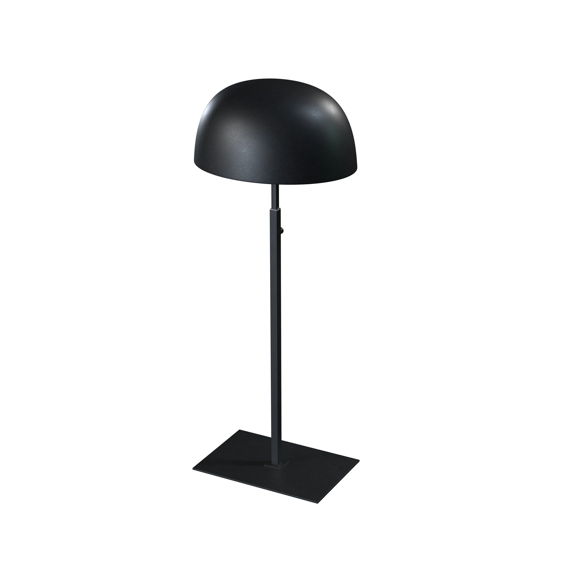 BINK - Hat display stand, for displaying adult hats, black powder-coated steel  