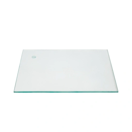Rectangular base for child window mannequin, tempered glas 