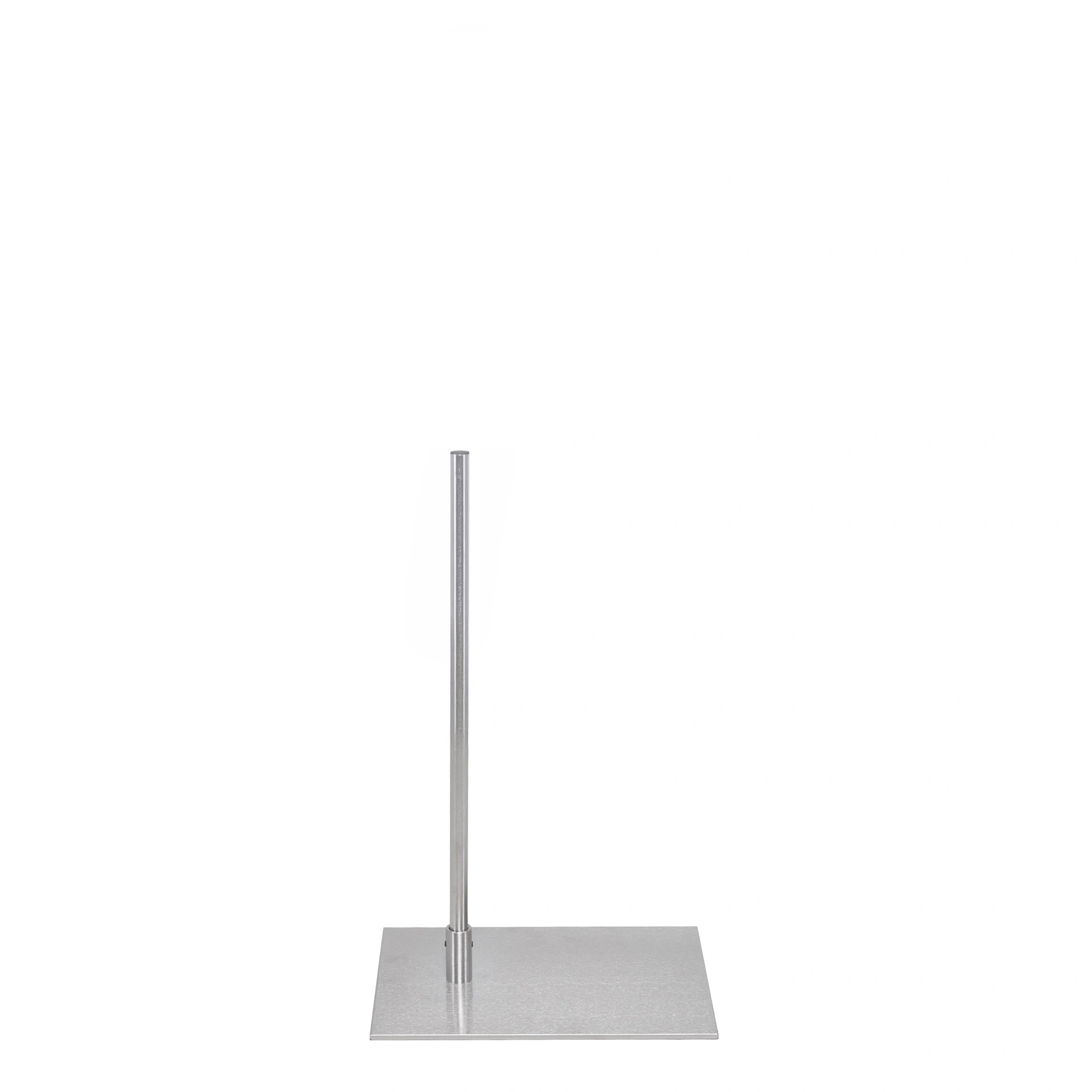 BINK - Bust stand, off-centre fixation tube of 55 cm,  stainless steel