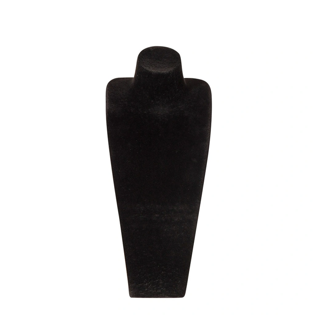 BINK - Jewellery bust for necklaces, height 54 cm, covered with black velvet