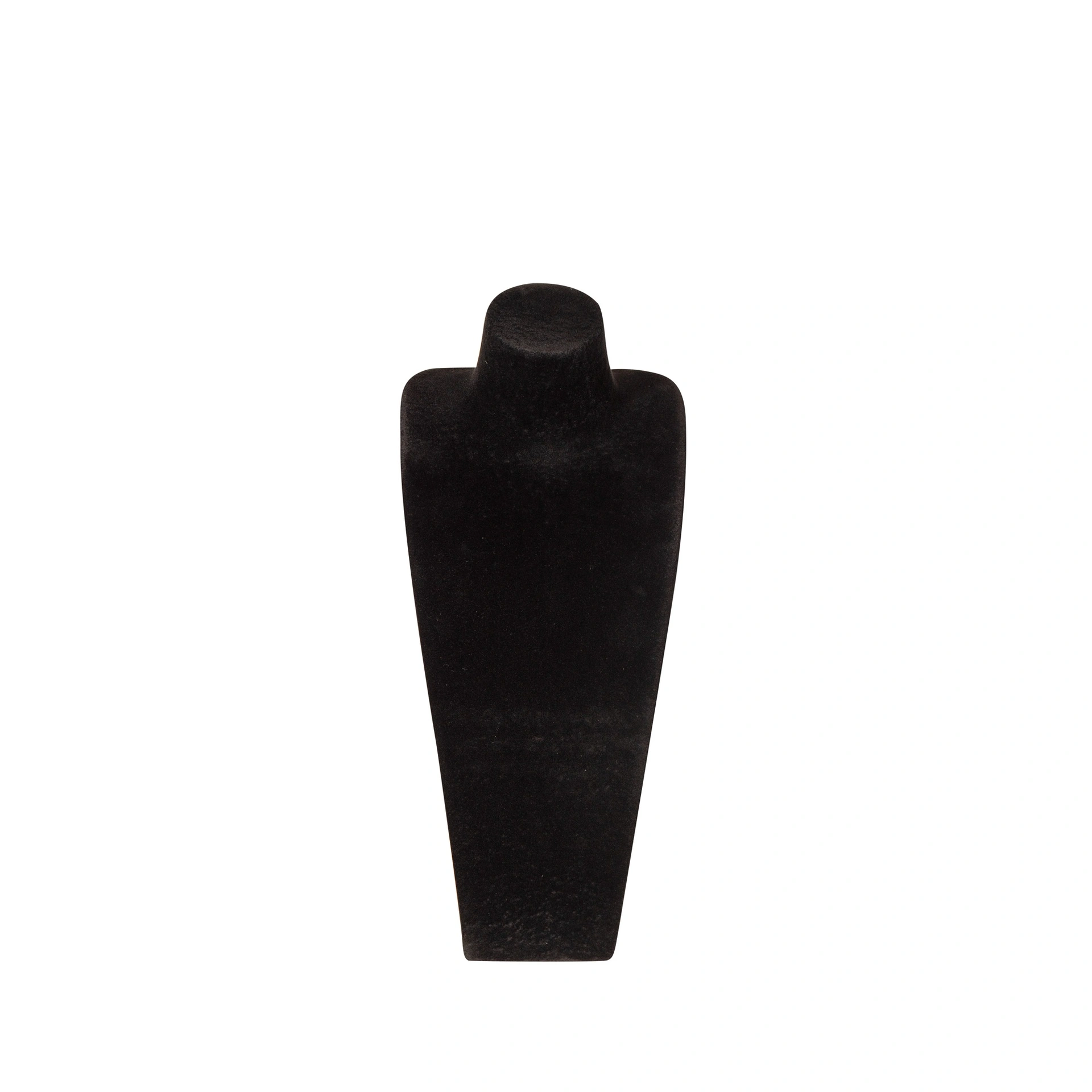 Jewellery bust for necklaces, height 54 cm, covered with black velvet