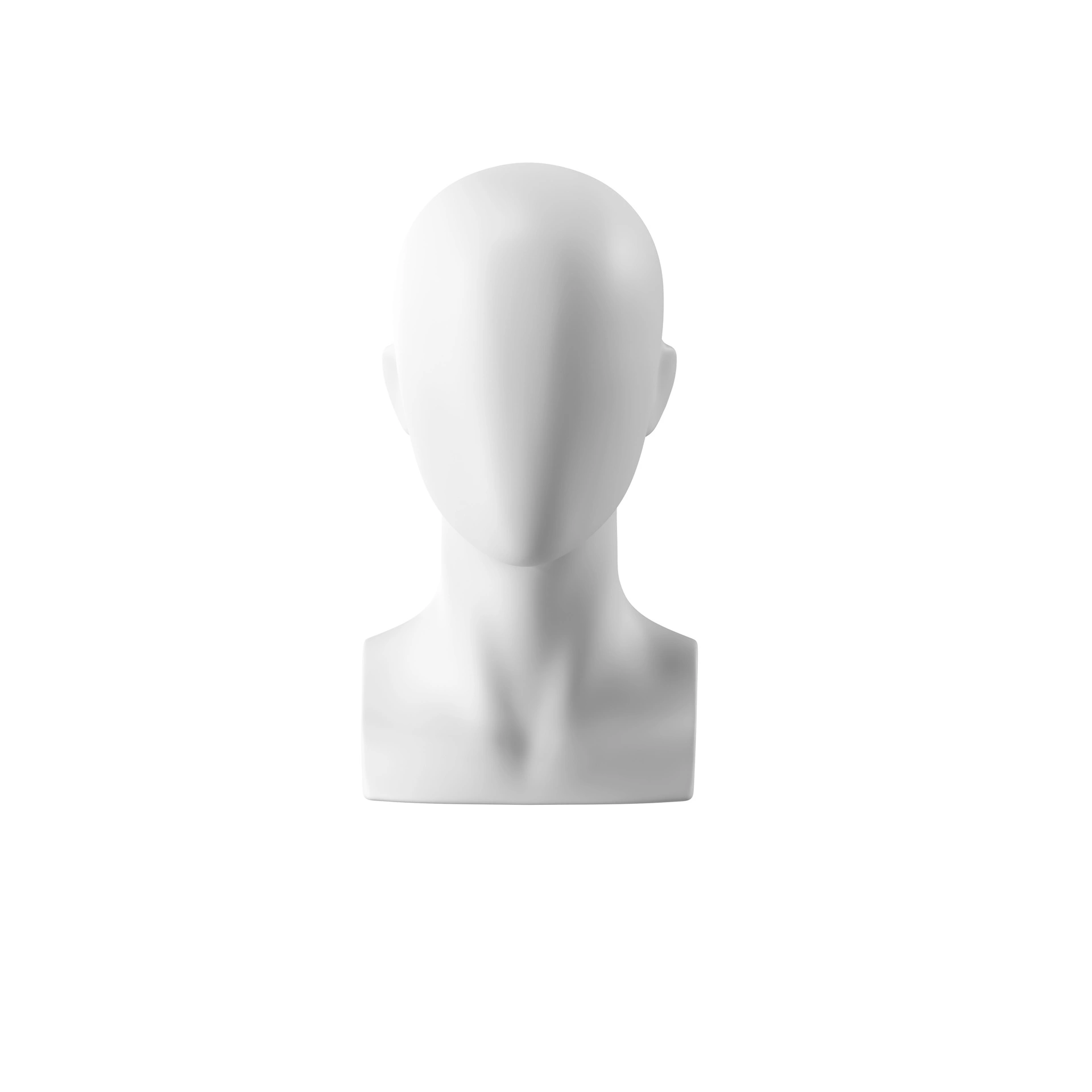 BINK - Display with abstract woman's egghead for accessories, white matt
