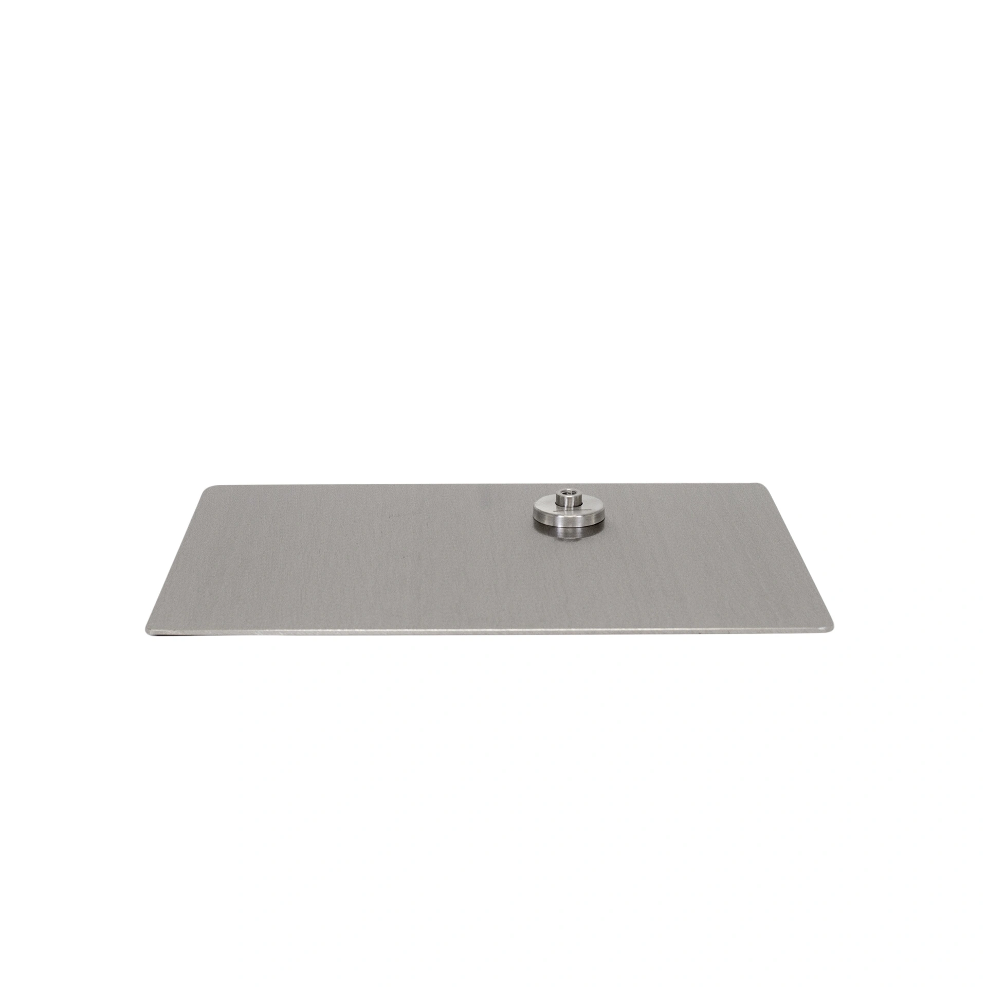 BINK - Base de mannequin rectangulaire 45x30 cm, acier inoxydable brossé