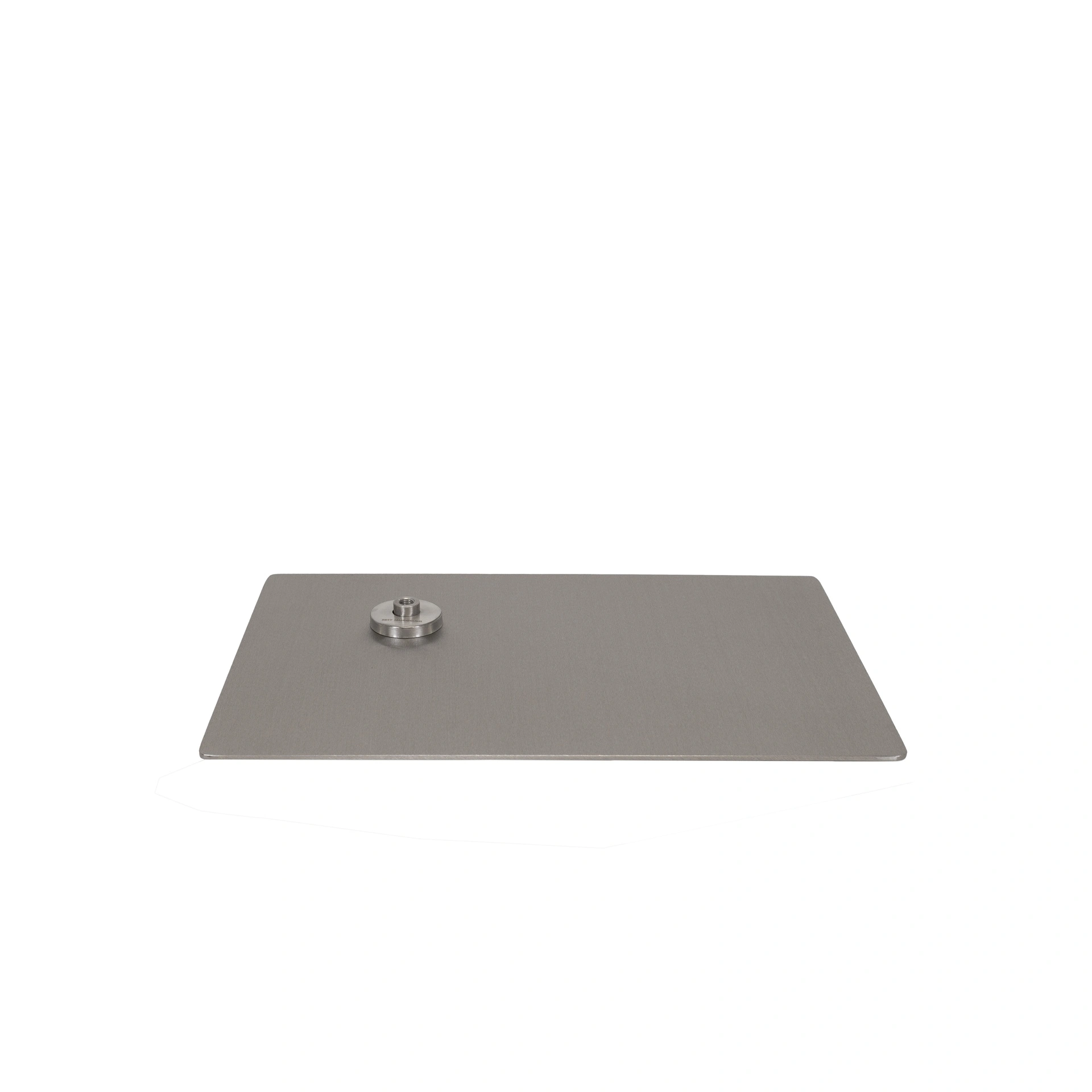 BINK - Base de mannequin rectangulaire 45x30 cm, acier inoxydable brossé