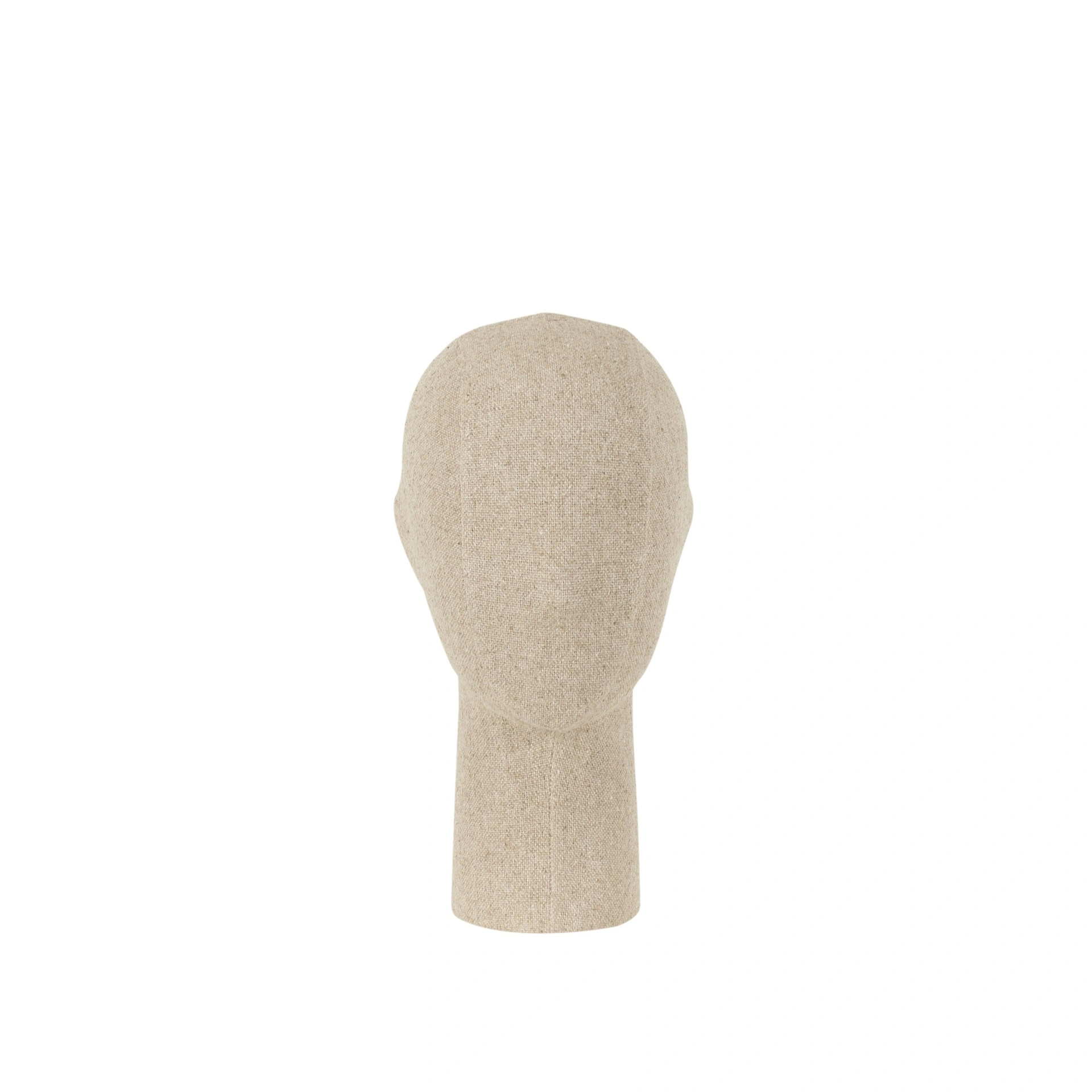 BINK - Children's head 8 years, collection Maison Marlu, covered in beige fabric