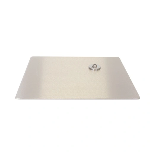 Rectangular mannequin base 45x40 cm, brushed stainless steel