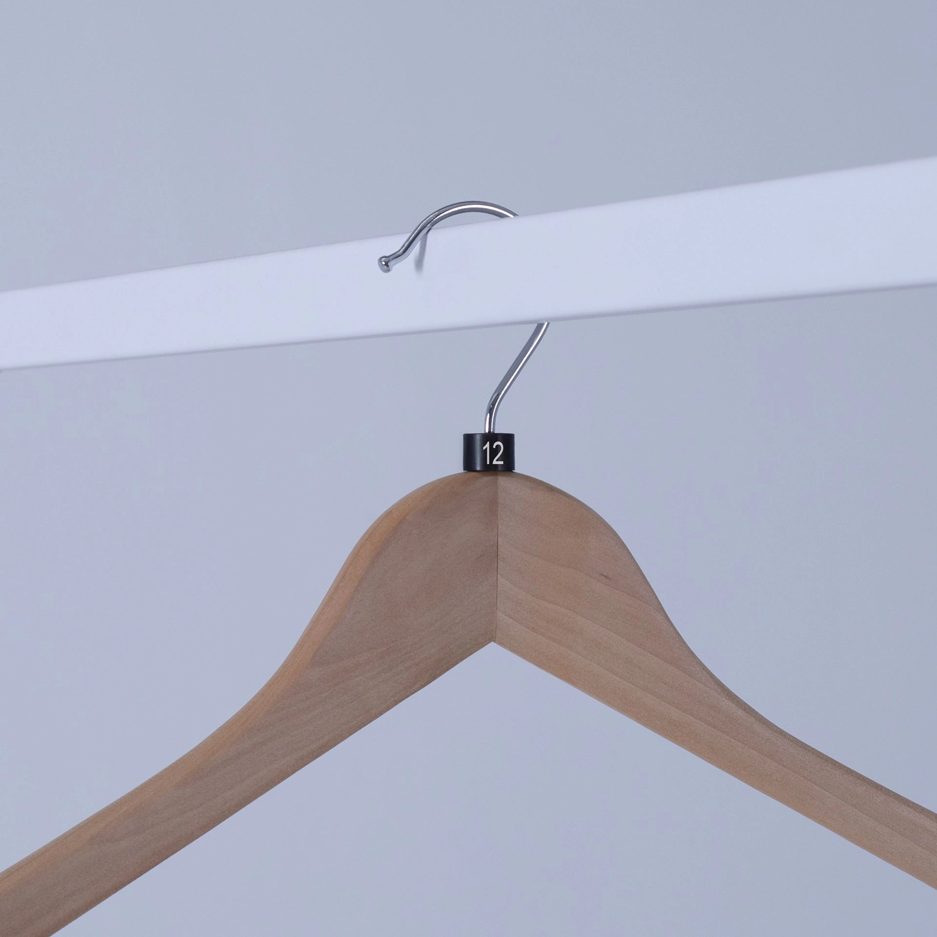 Grössenmarkierung für Kleiderbügel, schwarz, 12 Jahre, 100 Stück