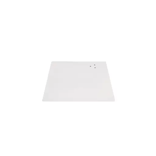 Square base 35x35 cm, powdercoated steel white mat, connector not included (23.5x6 cm)   