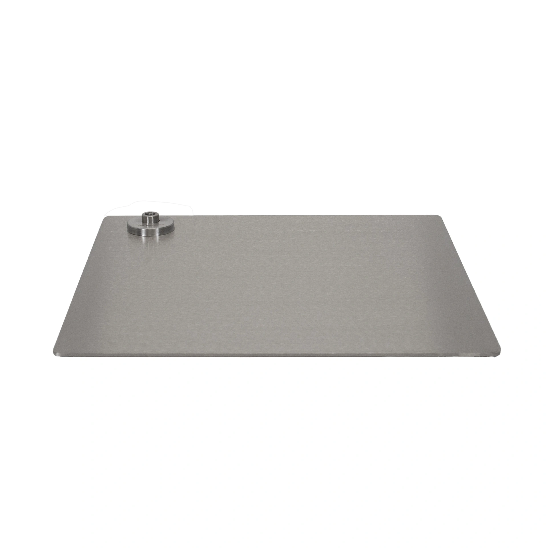 BINK - Base de mannequin carrée 40x40 cm, acier inoxydable brossé