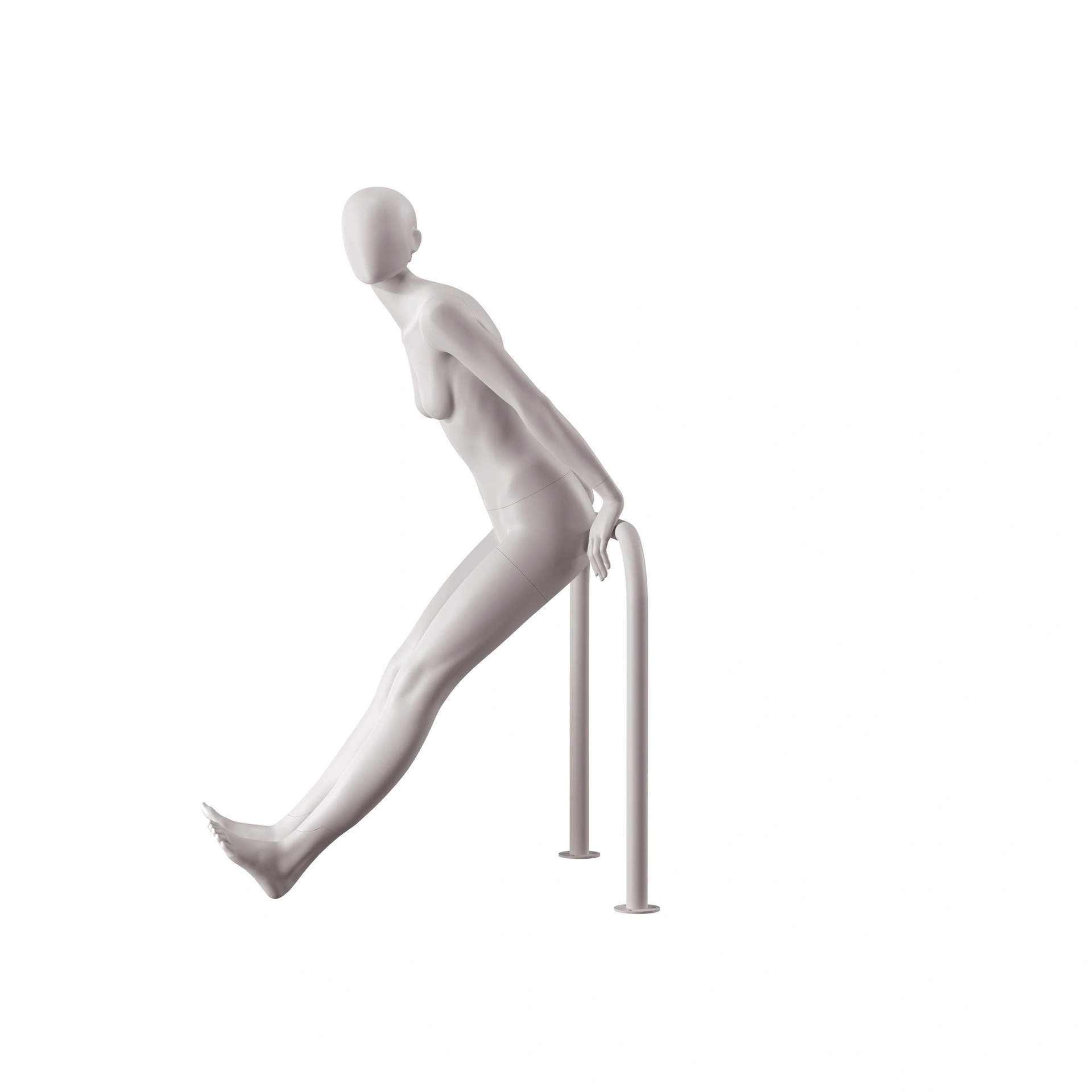 BINK - Female mannequin, collection NXT - gen Z, colour light grey, leaning pose 003