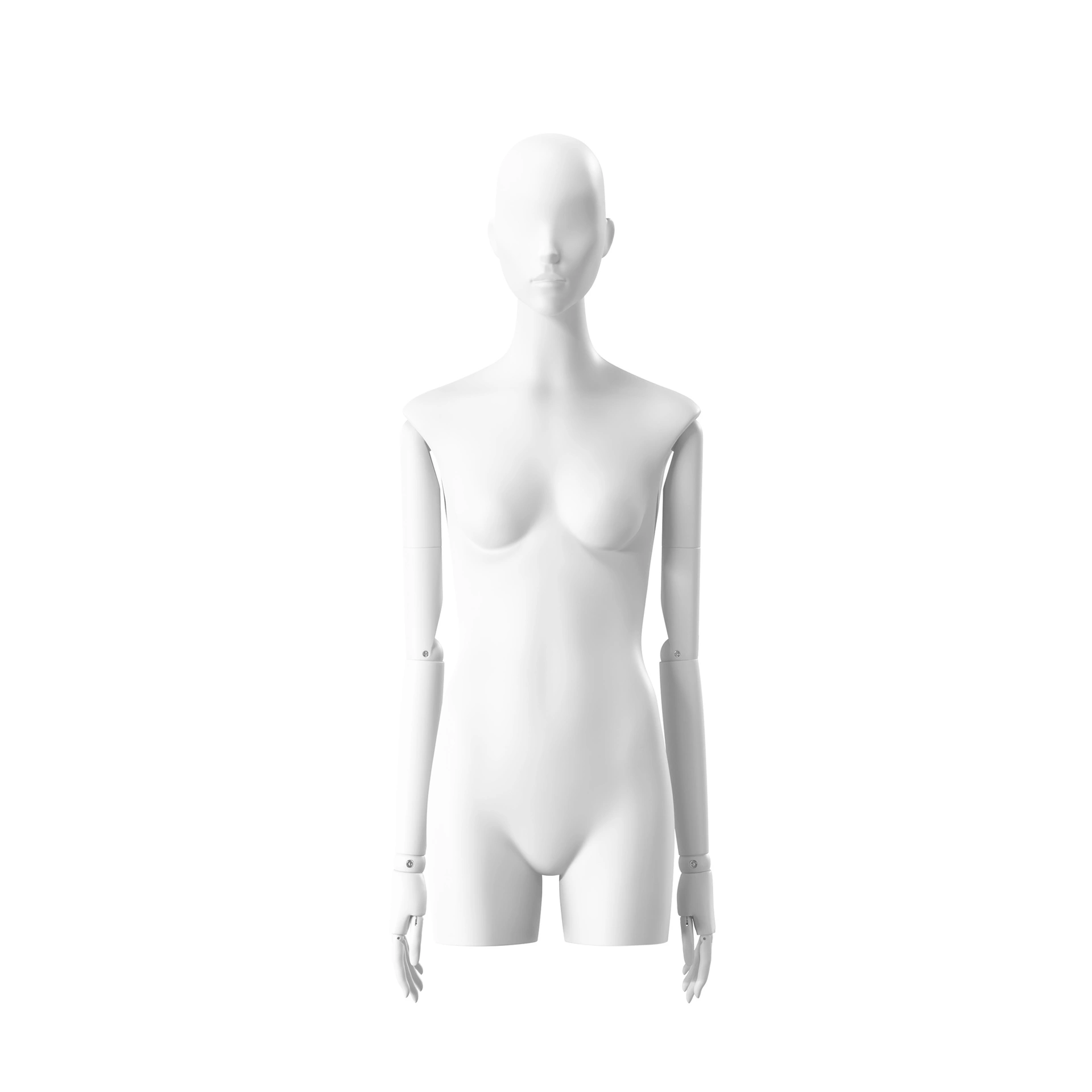 BINK - Elegant female bust, semi-abstract head, EU34, colour white, Mirror Mirror