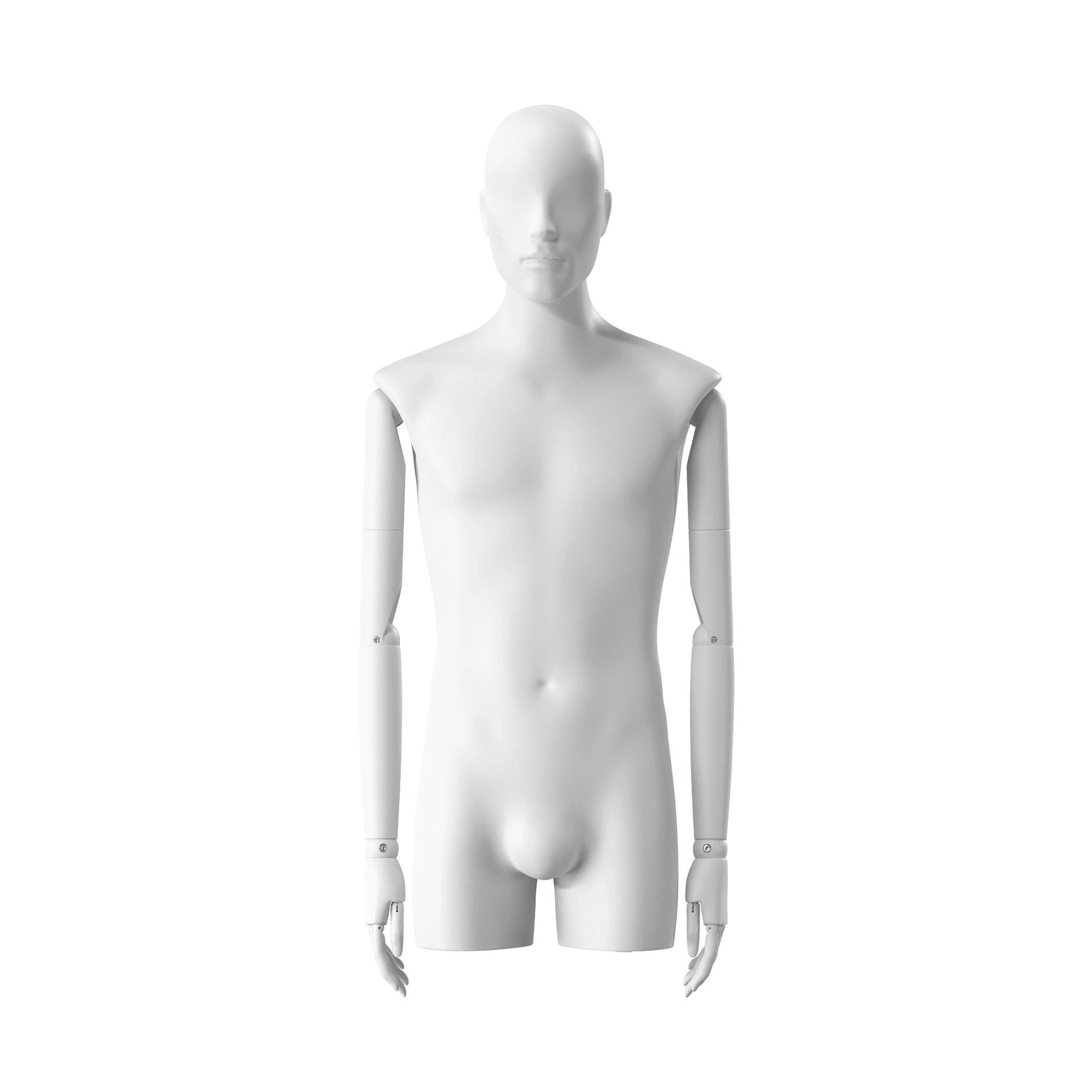 BINK - Stylish male bust, semi-abstract head, EU48, colour white, Mirror Mirror