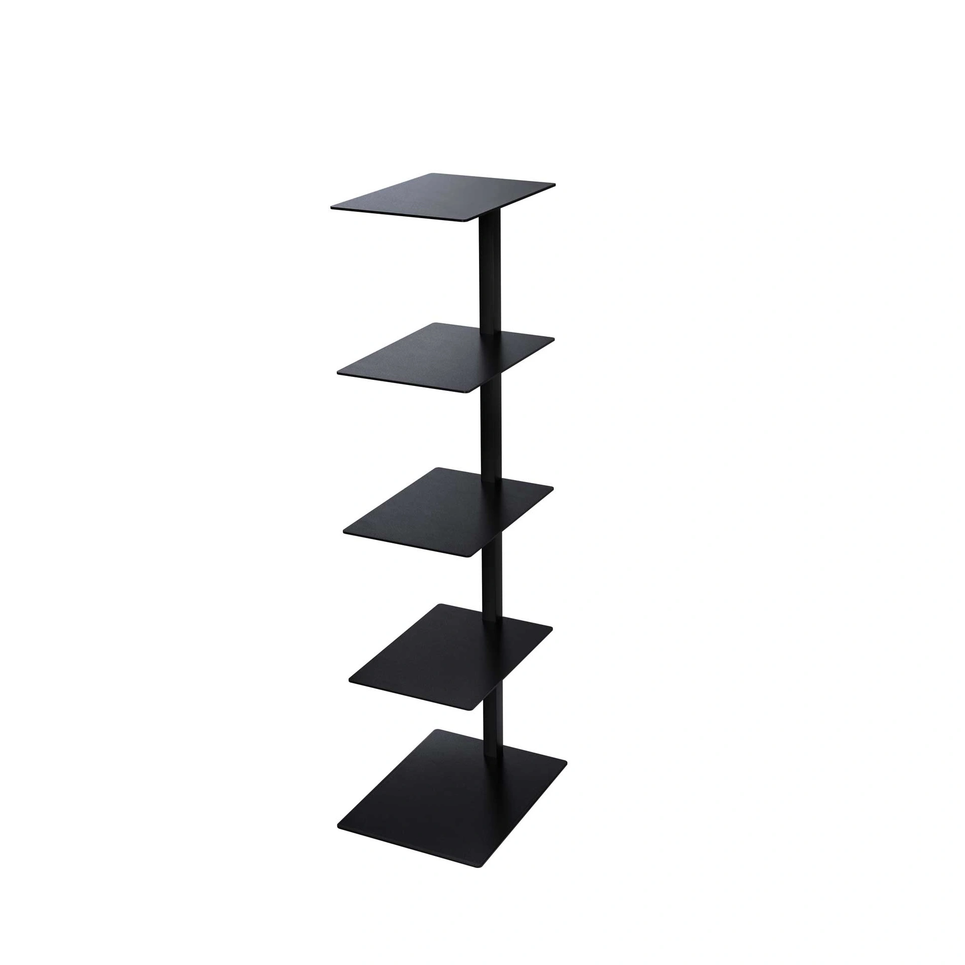 BINK - 5-tier shoe display stand, 118 cm H, black structured powder coating