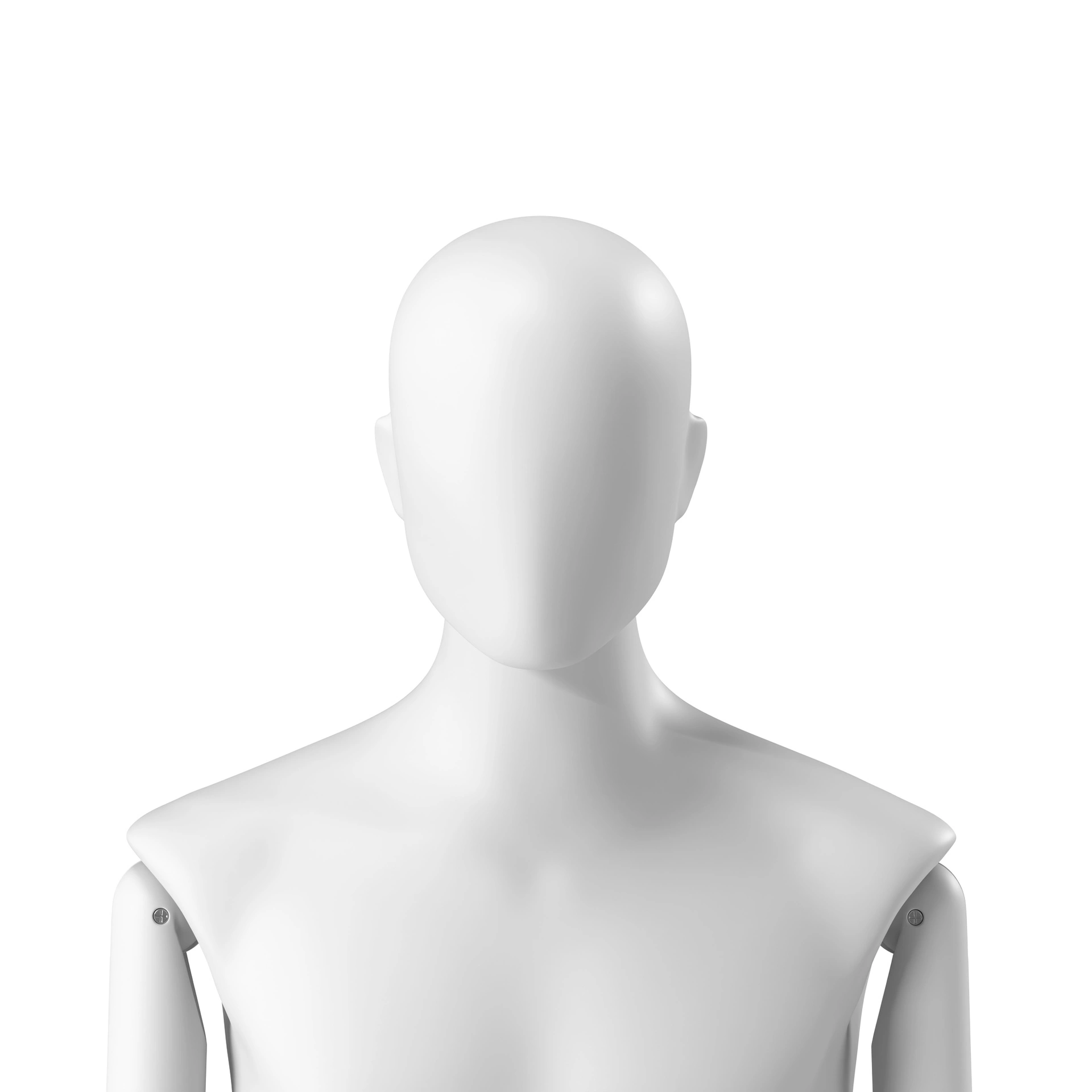 BINK - Abstract men's head, egg-shaped, white colour
