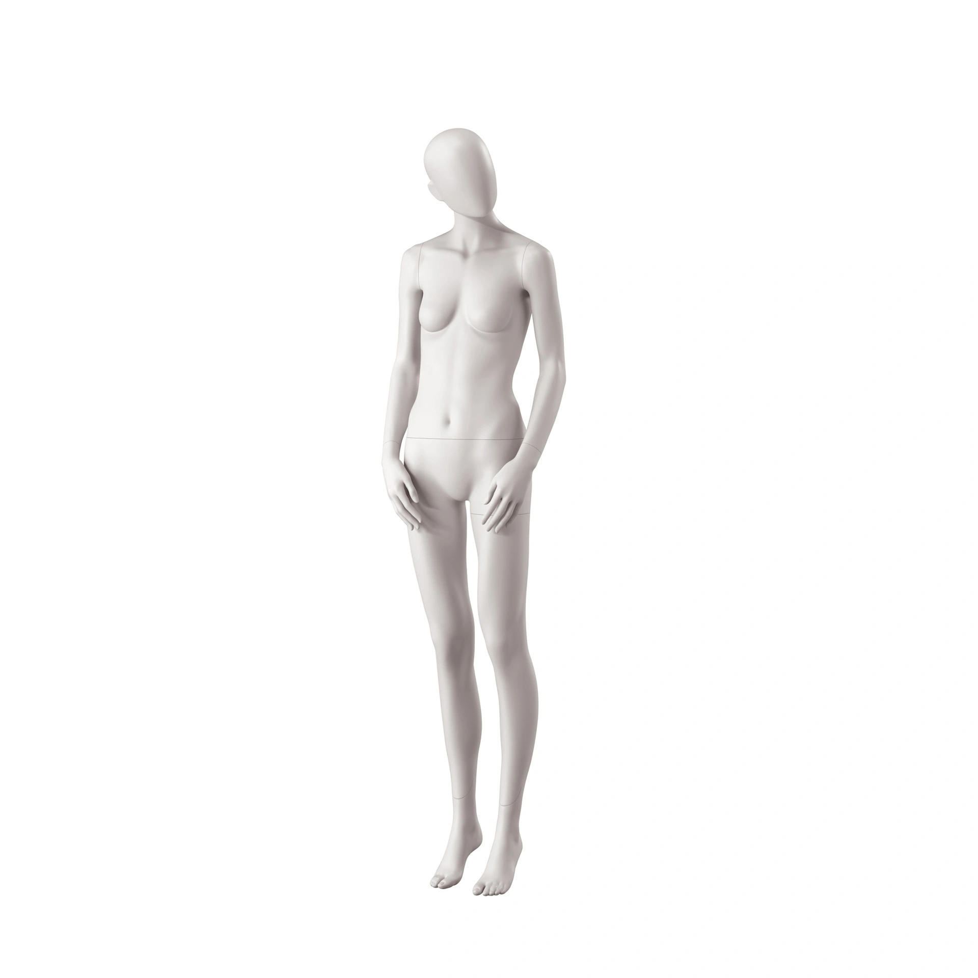 BINK - Female mannequin, collection NXT - gen Z, light grey, standing pose 105 lifted heels
