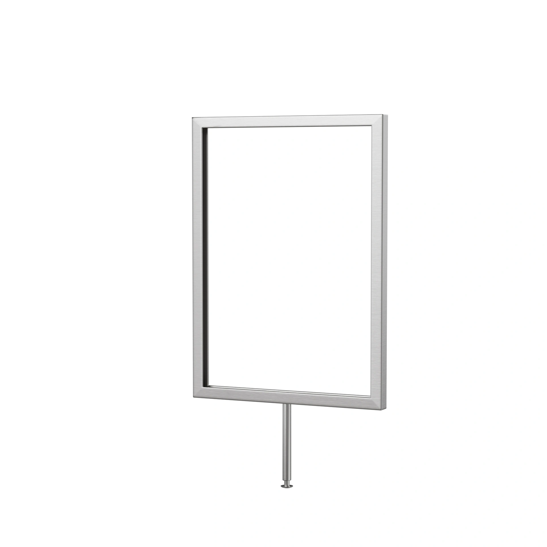 BINK - Info display, A5, for clothing rack SMA200, brushed steel