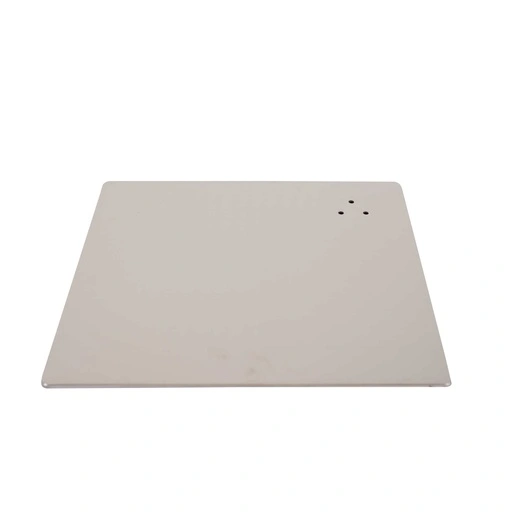 Square mannequin base 40x40 cm, brushed stainless steel